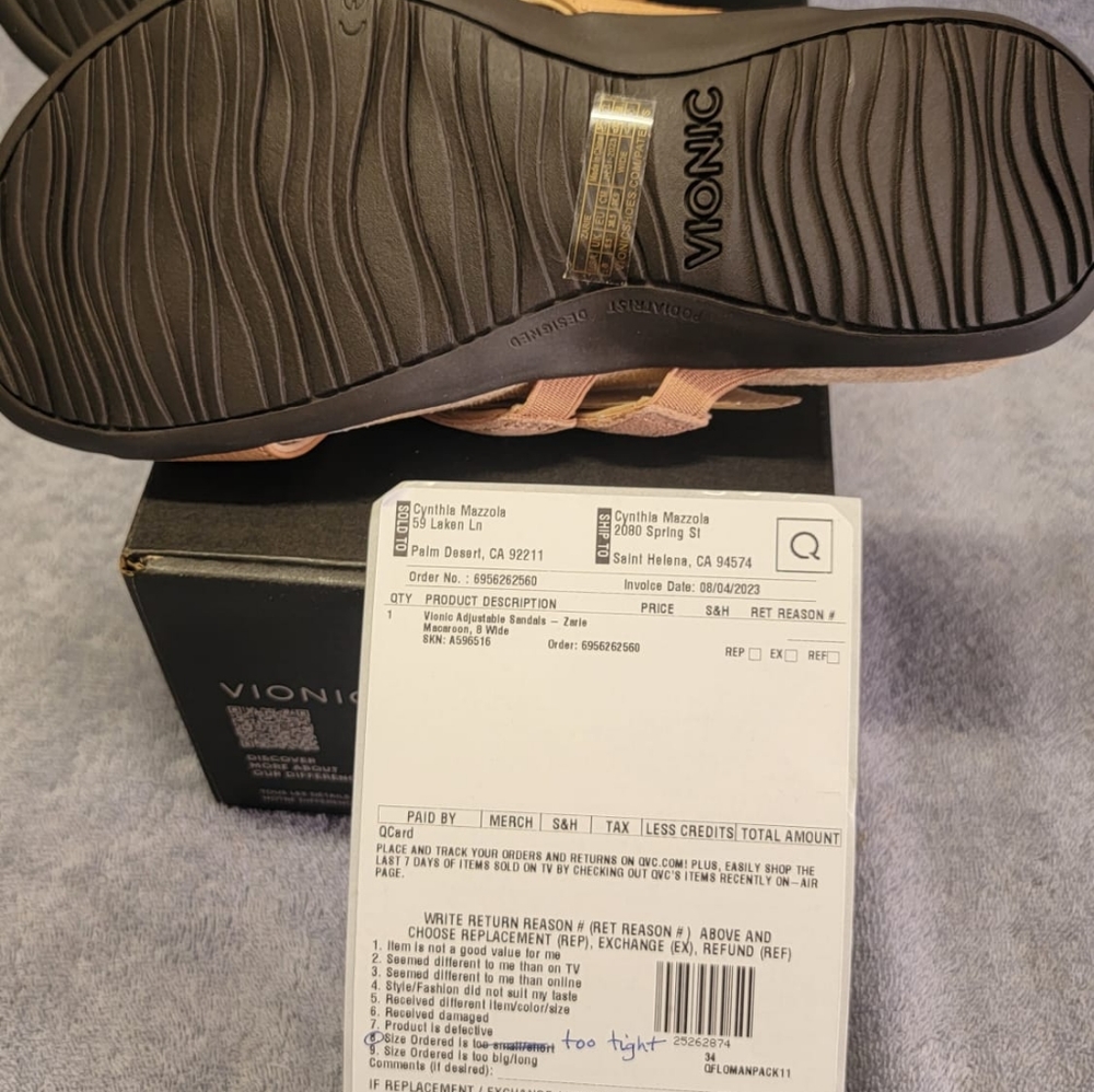 Vionic adjustable sandal - Picture 6 of 8